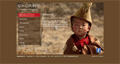 Desktop Screenshot of gingerboy.de
